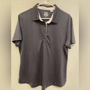 Women’s Gray Cutter & Buck Polo Drytec shirt
